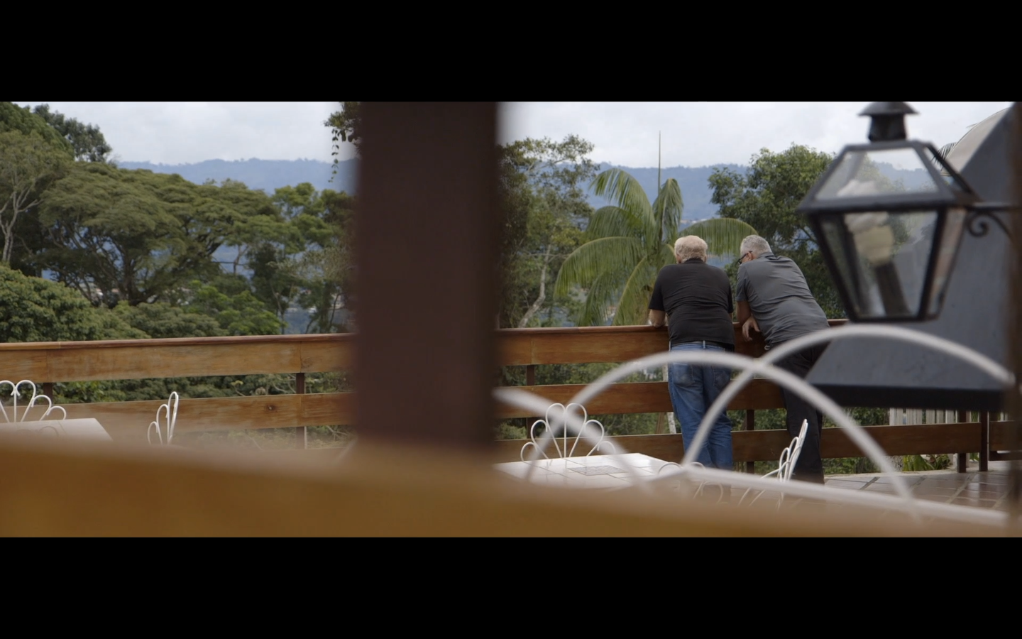 Portrait of an old couple